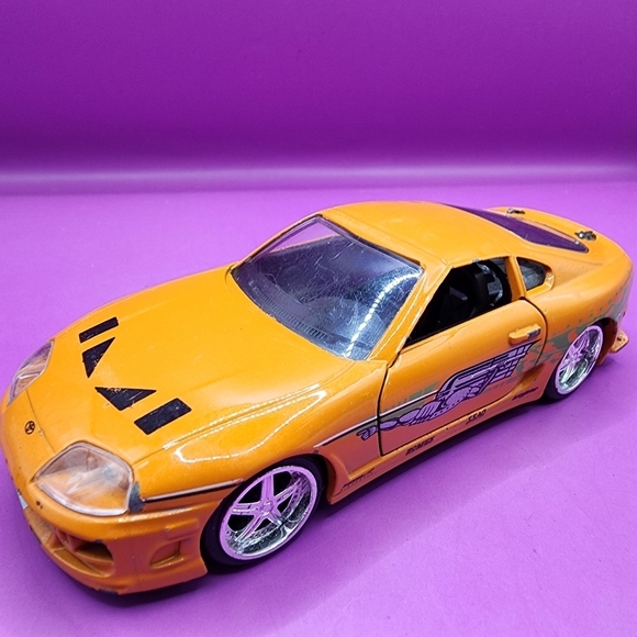 Jada Other - The Fast And Furious 1995 Toyota Supra Diecast Car 1:32 Scale 5" Orange